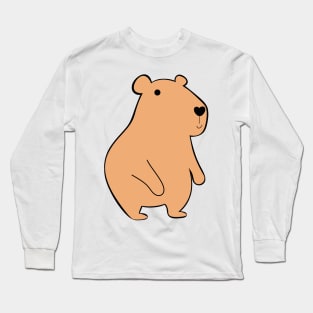 Cute Capybara Long Sleeve T-Shirt